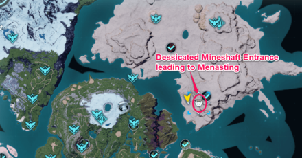 Palworld - Menasting Map Location