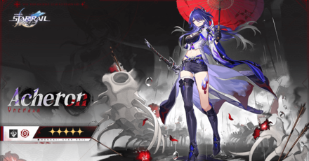Honkai Star Rail - Acheron Release Date and Character Info - Acheron Drip Marketing