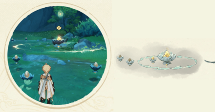 Genshin Impact Chenyu Vale - Scenes of Flowing Lotuses