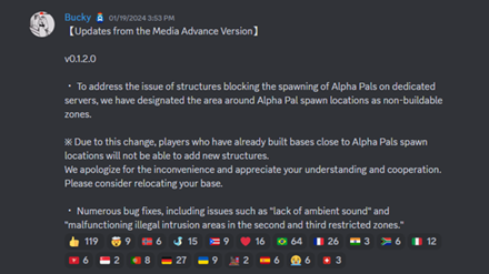Palworld - Actualización v0.1.2.0 Discordia