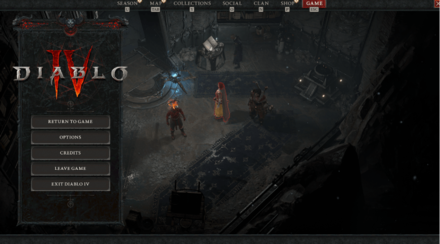 Diablo 4 - Restarting the Game