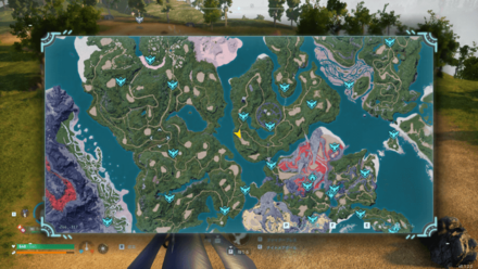 Palworld - South Cinnamoth Forest Base Map Location