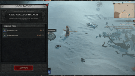 Diablo 4 - Activate Brazier