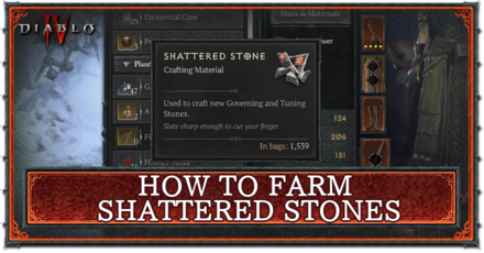 Diablo 4 - How to Farm Shattered Stones