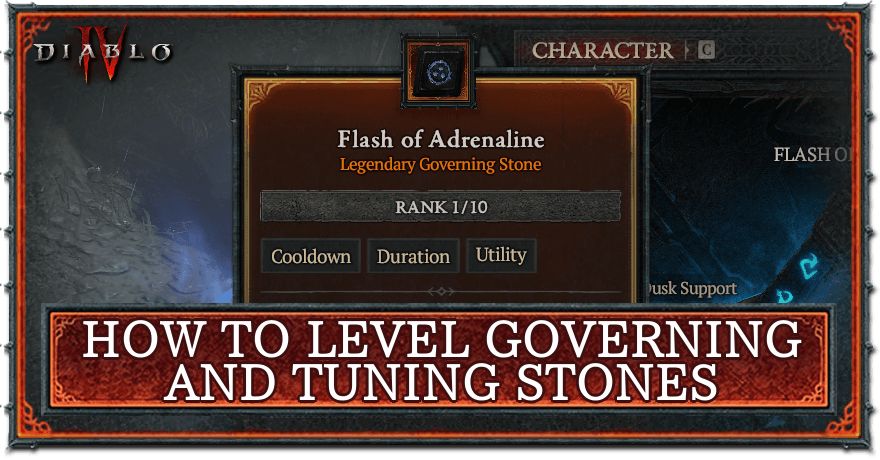 Diablo 4 - How to Level Governing and Tuning Stones