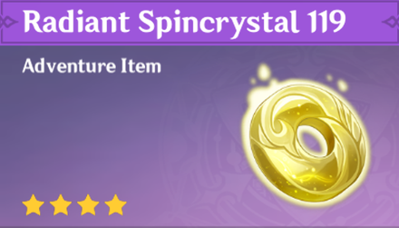 Genshin Impact - How to Get Radiant Spincrystal 119 and Effects