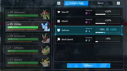 Palworld - Boost Stats Using Pal Souls