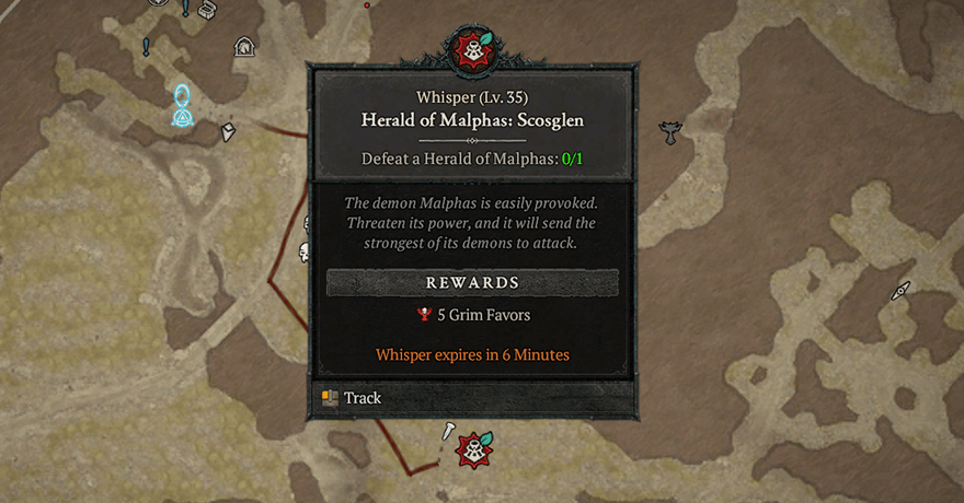 D4 Season 3 - Whisper Objectives in Arcane Tremors