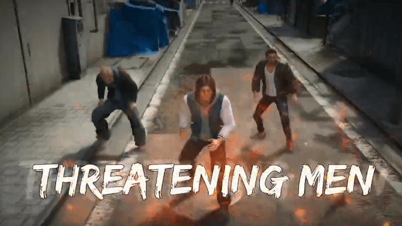 Like a Dragon - Threatening Men