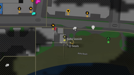 Like a Dragon Infinite Wealth - Aloha Seaside Cafe Map Image