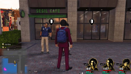 Like a Dragon Infinite Wealth - Sesil Cafe Store Front