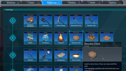 Palworld - Level up to Unlock Furniture