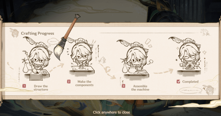 Genshin Impact - How to Play Adeptus Mechanical Marvel - Complete the Crafting Process