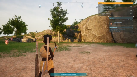 Holding a Pickaxe Palworld