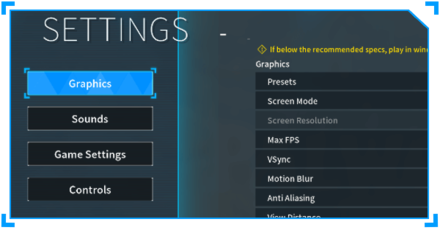 Palworld - Graphics Settings