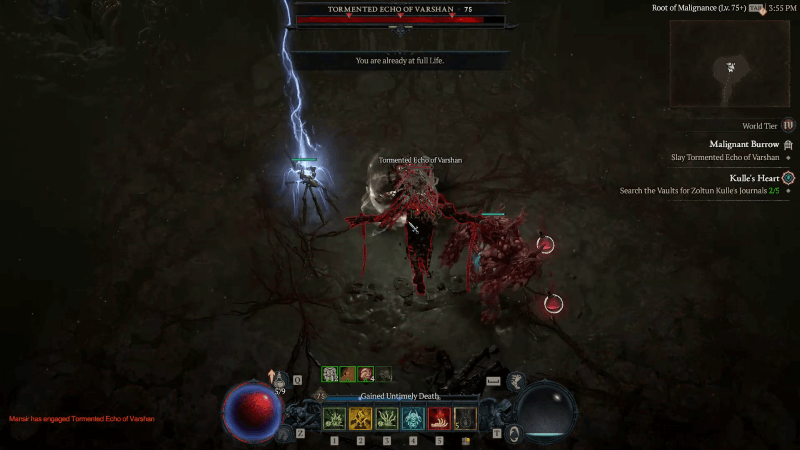 D4 - Blood Golem Showcase