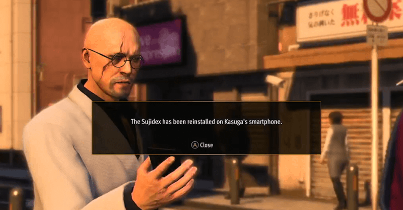 Like a Dragon - Substory 2 Sujidex installed