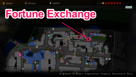 Like a Dragon Infinite Wealth - Fortune Exchange Location
