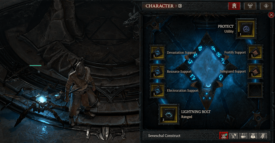 D4 Season 3 - Seneschal Stones Menu