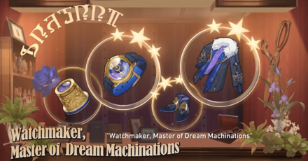 Honkai Star Rail - 2.0 Relics - Watchmaker, Master of Dream Machinations