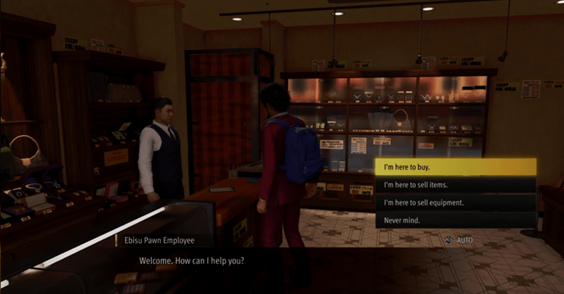 Like a Dragon - Ch2 Purchase Items Before Leaving for Hawaii