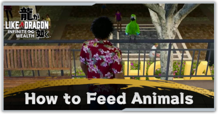 Like a Dragon Infinite Wealth - How to Feed Animals and Their Favorite Food
