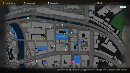 Like a Dragon Infinite Wealth - Plage Map Image