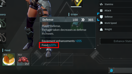 Palworld - Food Buffs to Stats