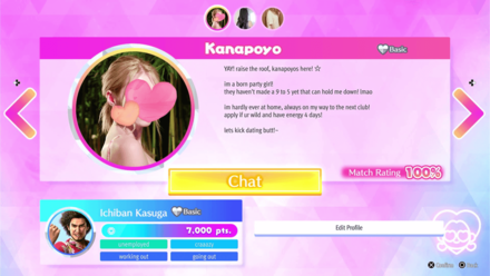 LAD IW - Kanapoyo Miss Match Profile