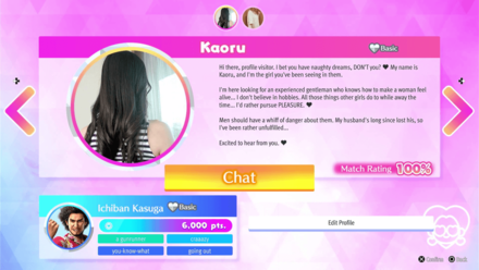 LAD IW - Kaoru Miss Match Profile