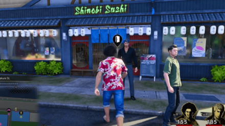 Like a Dragon Infinite Wealth - Shinobi Sushi Store Front