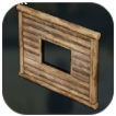 Palworld - Wooden Wall and Window