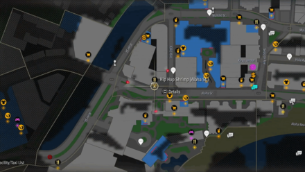 Like a Dragon Infinite Wealth - Hip Hop Shrimp (Aloha St.) Map Image