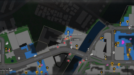 Like a Dragon Infinite Wealth - Diamond Head Map Image