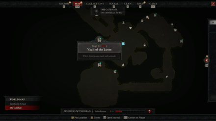 D4 - Vault of the Loom Map Location