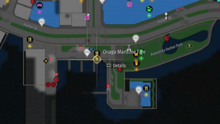 Like a Dragon Infinite Wealth - Onaga Maritime Fare Map Image