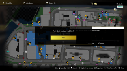 LAD IW - Take Cab from Map