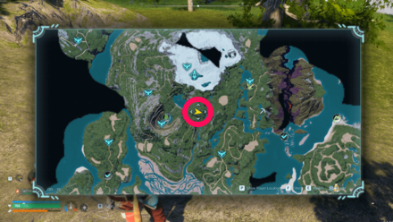Palworld - Best Coal Location 2 Map View