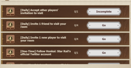 Honkai Star Rail - Welcome to The Reverie - Do Missions for More Hotel Tokens