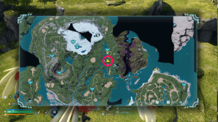 Palworld - Best Coal Location 3 Map View