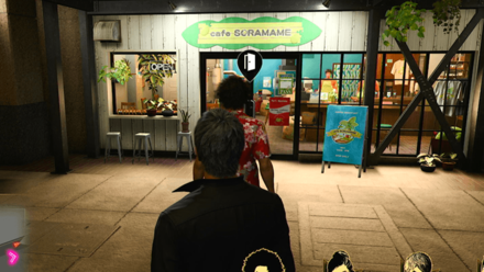 Like a Dragon Infinite Wealth - Cafe Soramame Store Front