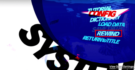 Persona 3 Reload - Rewind Option