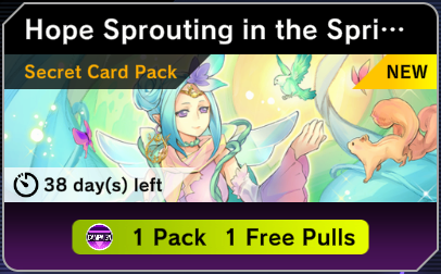 Master Duel - Hope Sprouting in the Spring Breeze Secret Pack - Free Pack