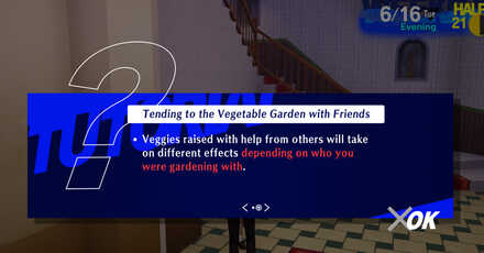 Persona 3 Reload - Tend Garden with Friends