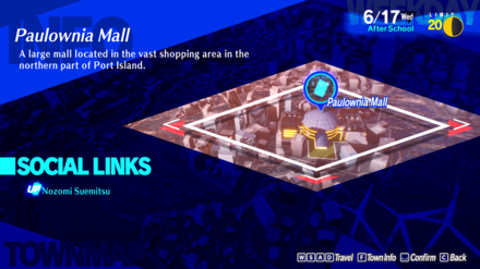 Persona 3 Reload - Paulownia Mall