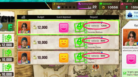 Like a Dragon Infinite Wealth - Satisfaction requests