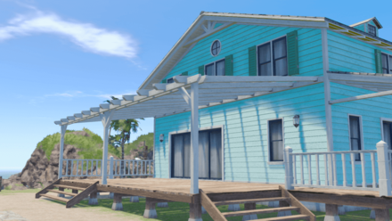 Like a Dragon Infinite Wealth - Light blue x gray house