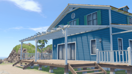 Like a Dragon Infinite Wealth - Navy x brown house