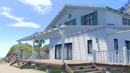 Like a Dragon Infinite Wealth - White x blue house