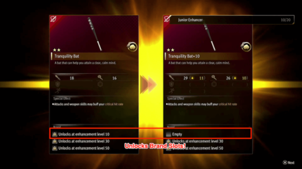 LAD IW  - Unlock Branding Slots at +10 Upgrade